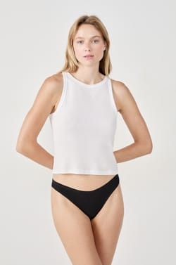 Pack of 3 Cotton Tangas;${refinementColor}