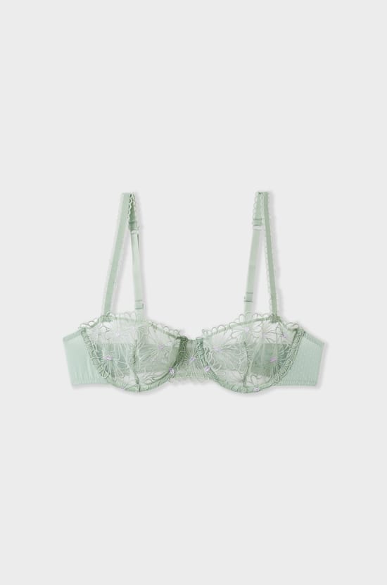 Bra N.9 - Embroidered Balconette;${refinementColor}