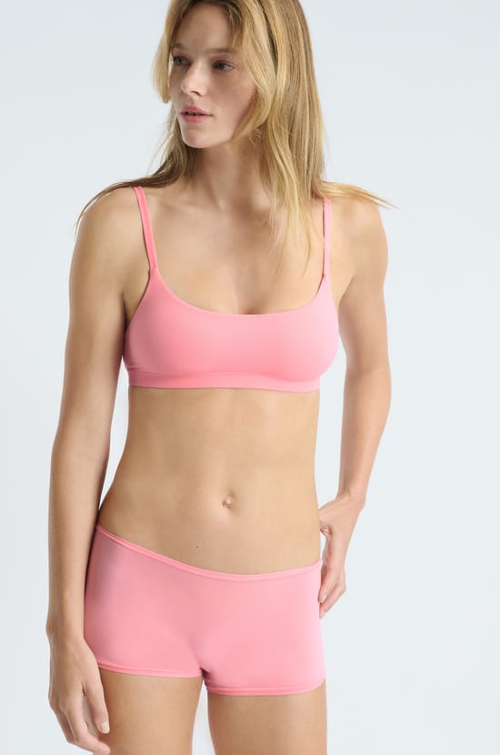 Brassière sans armatures en microfibre;${refinementColor}