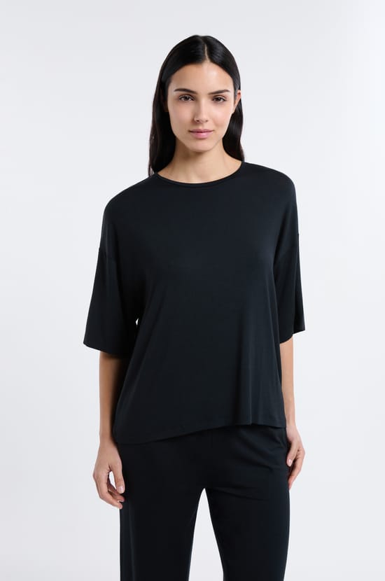 T-shirt de pyjama en modal;${refinementColor}