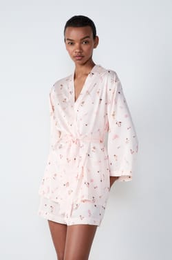 3-Piece Patterned Satin Pajamas;${refinementColor}