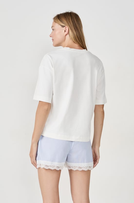 T-shirt de pyjama imprimé;${refinementColor}