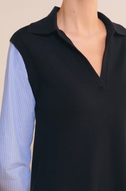 Robe courte avec laine;${refinementColor}