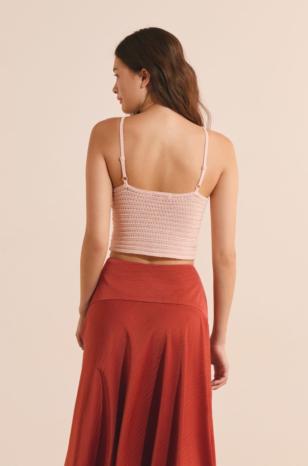 Top court sans manches en coton;${refinementColor}