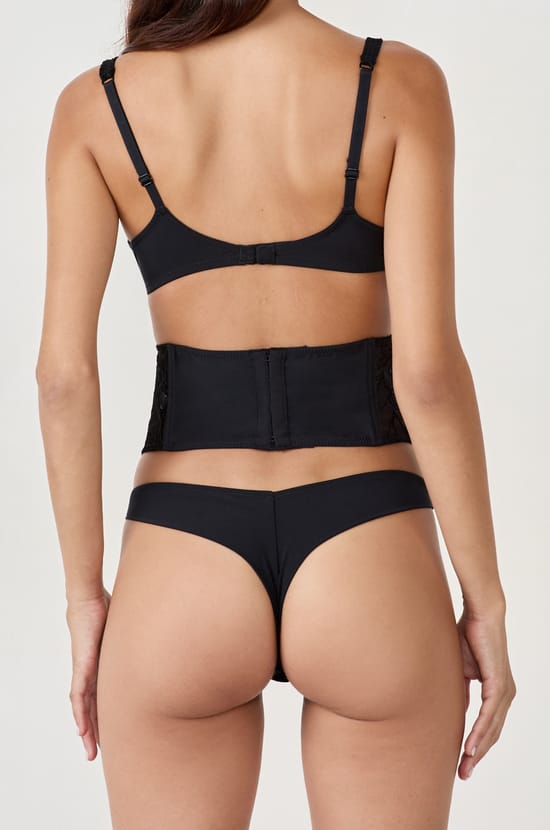 Patterned Waist Cincher;${refinementColor}