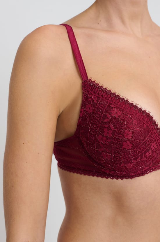 Soutien-gorge N.2 - Le push-up plongeant en dentelle;${refinementColor}