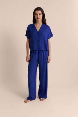 Pantal&oacute;n de pijama con lunares;${refinementColor}