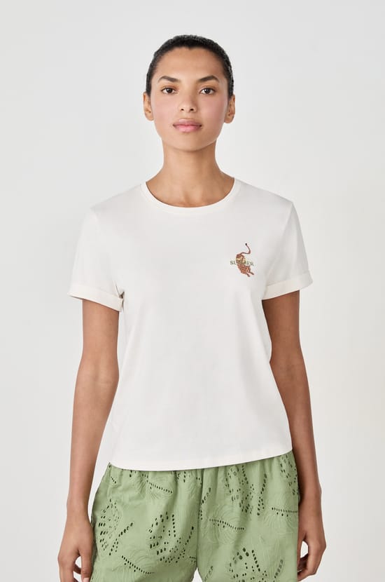 Cotton pyjama T-shirt;${refinementColor}