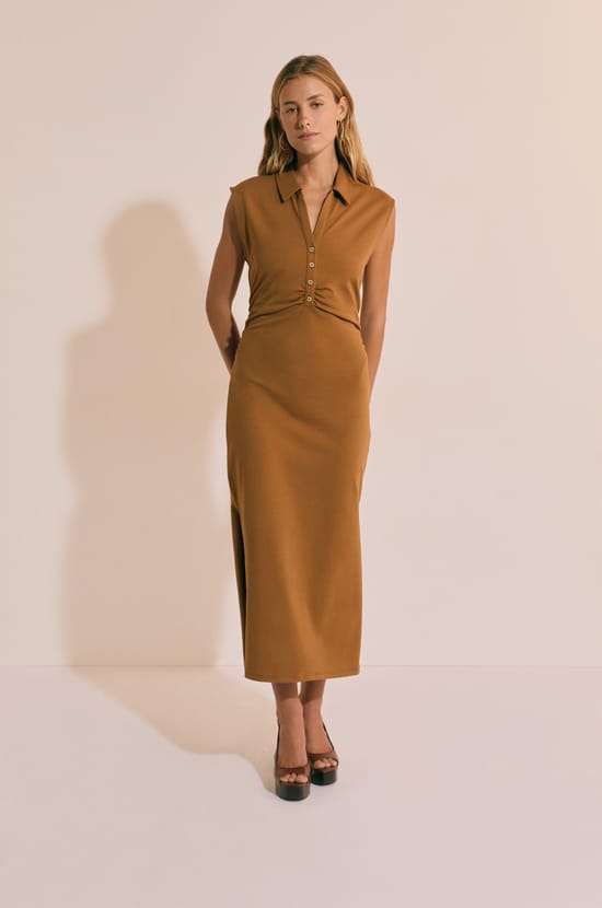 Robe longue en coton;${refinementColor}