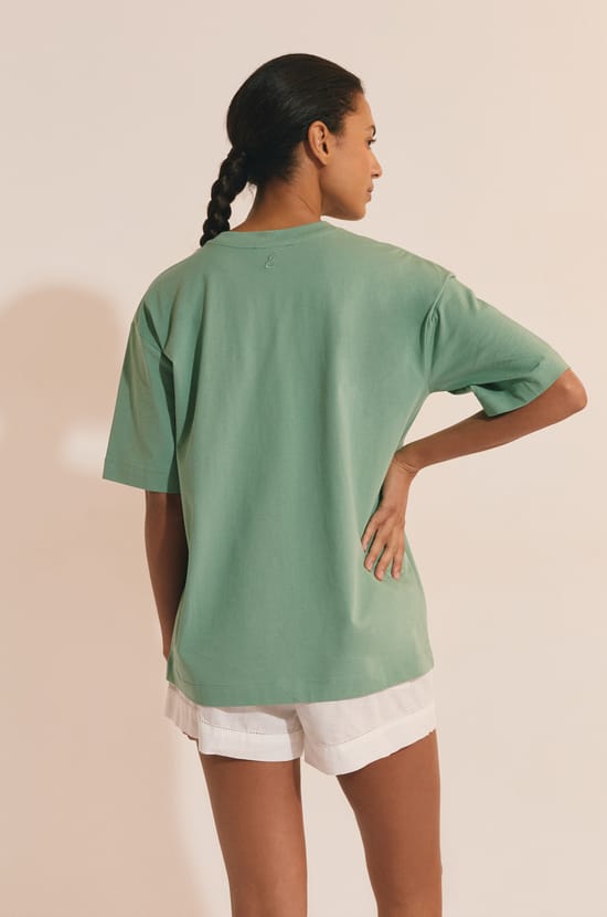 T-shirt de pyjama manches courtes en coton;${refinementColor}