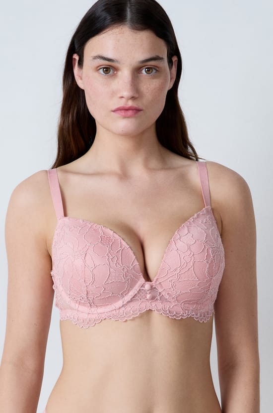 Bra N.5 - The Plunge Lightly Lined Bra;${refinementColor}