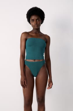 Bandeau/Skirt in Stretchy Material;${refinementColor}