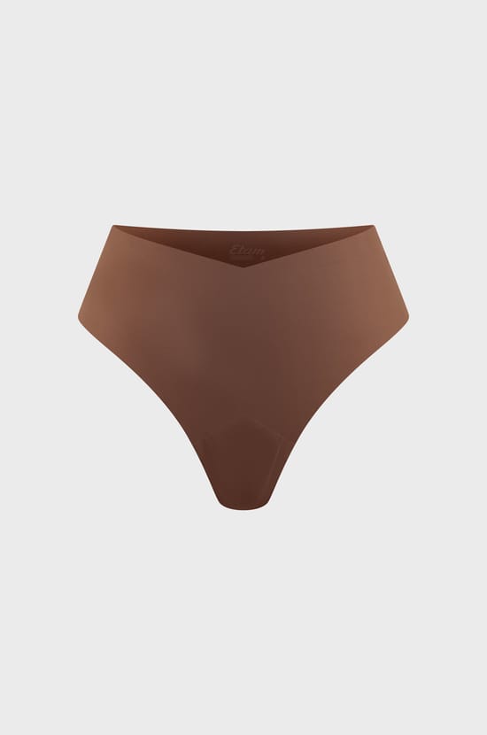 String high leg effet lissant en microfibre;${refinementColor}