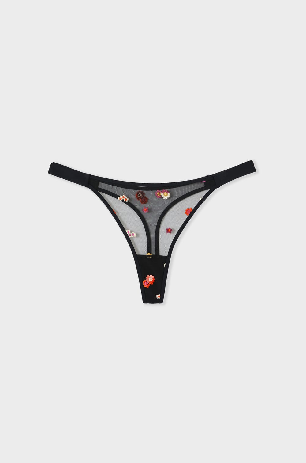 Embroidered Thong;${refinementColor}