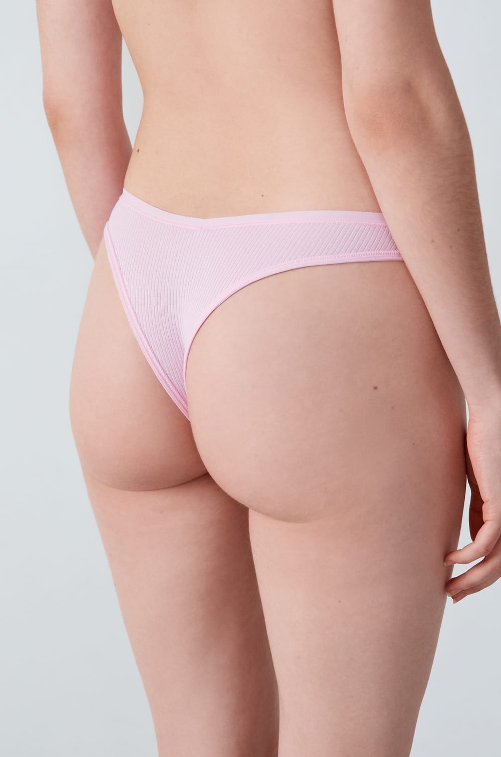 Lot de 3 tangas en coton;${refinementColor}
