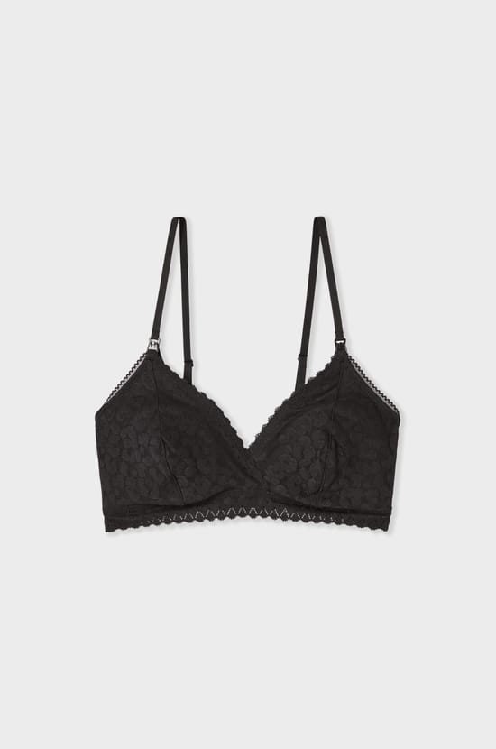 Bra N.8 - The Cotton Triangle with Nursing Clips and Anti-Leak Pads;${refinementColor}