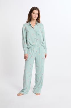 Chemise de pyjama à motifs;${refinementColor}