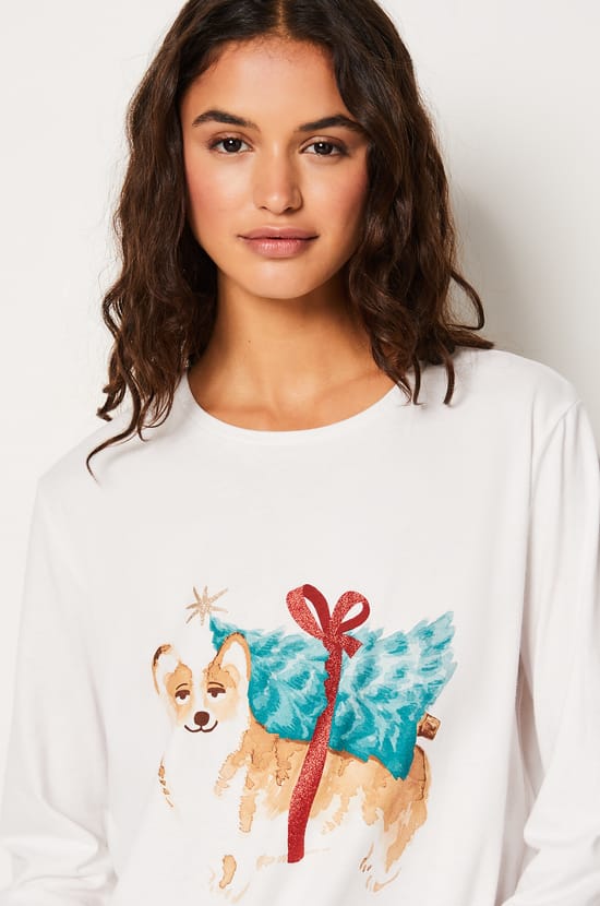 Ensemble 3 pièces de pyjamas veste polaire;${refinementColor}