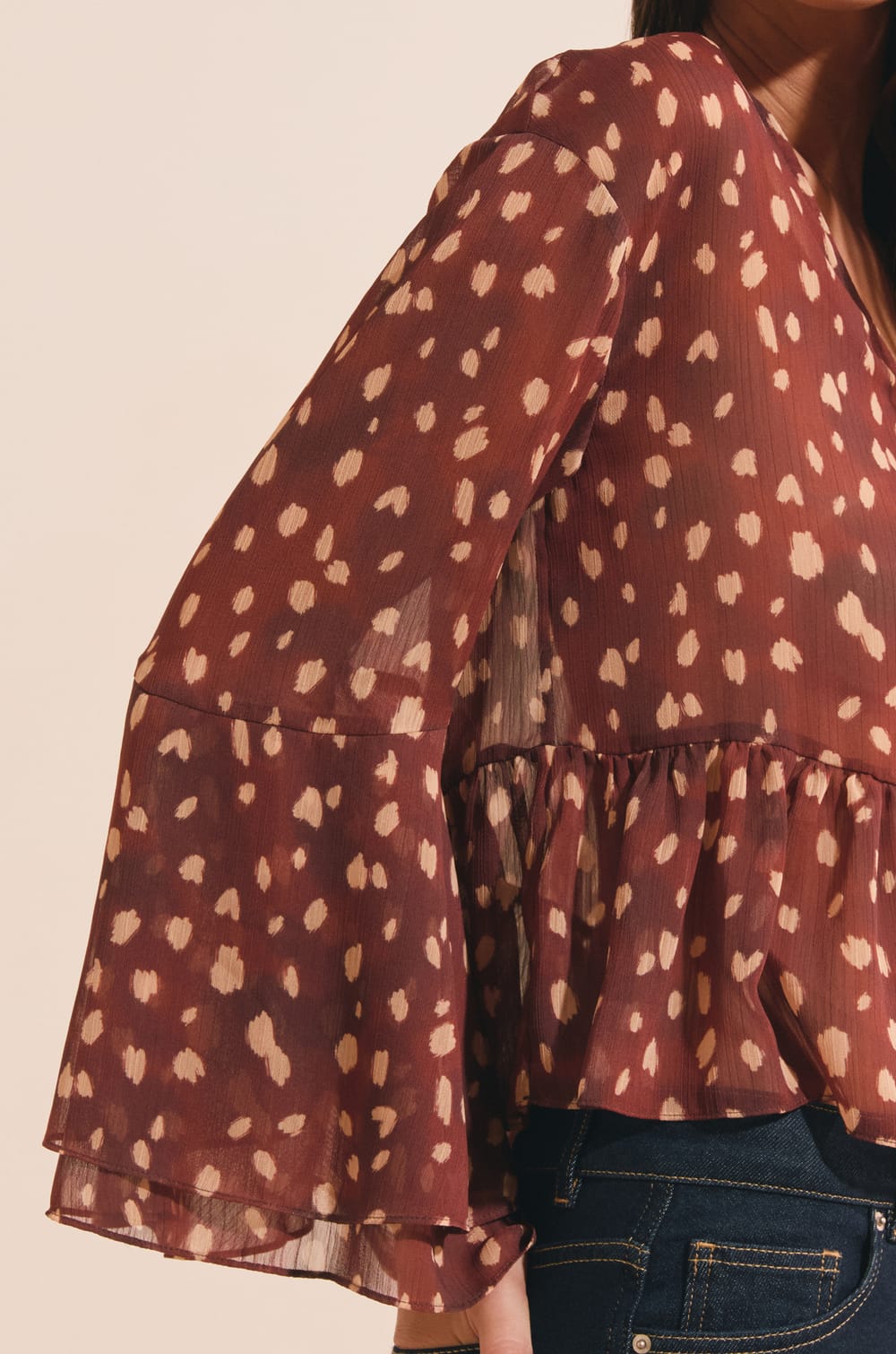 Blouse &agrave; imprim&eacute;;${refinementColor}