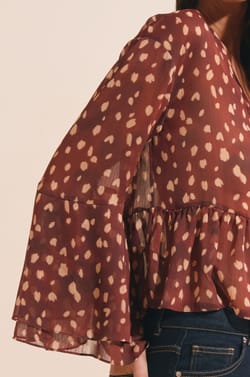 Blouse &agrave; imprim&eacute;;${refinementColor}