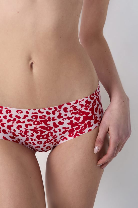 Seamless microfibre hipster with print;${refinementColor}