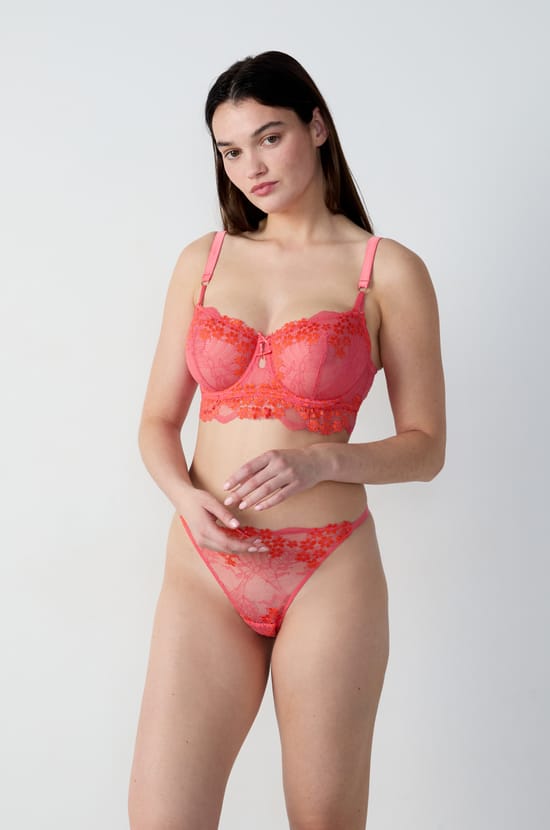 Soutien-gorge N.9 - Balconnet broderie fleurie;${refinementColor}