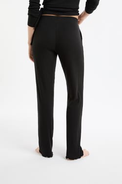 Straight Pyjama Trousers;${refinementColor}