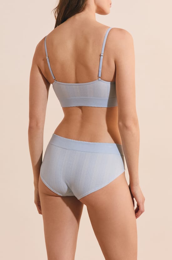 Boyshort in Pointelle;${refinementColor}