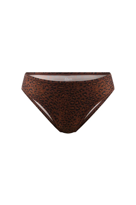 Culotte en microfibre &agrave; motifs l&eacute;opard;${refinementColor}