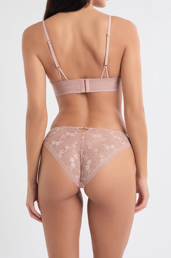 Lace and Microfibre Briefs;${refinementColor}