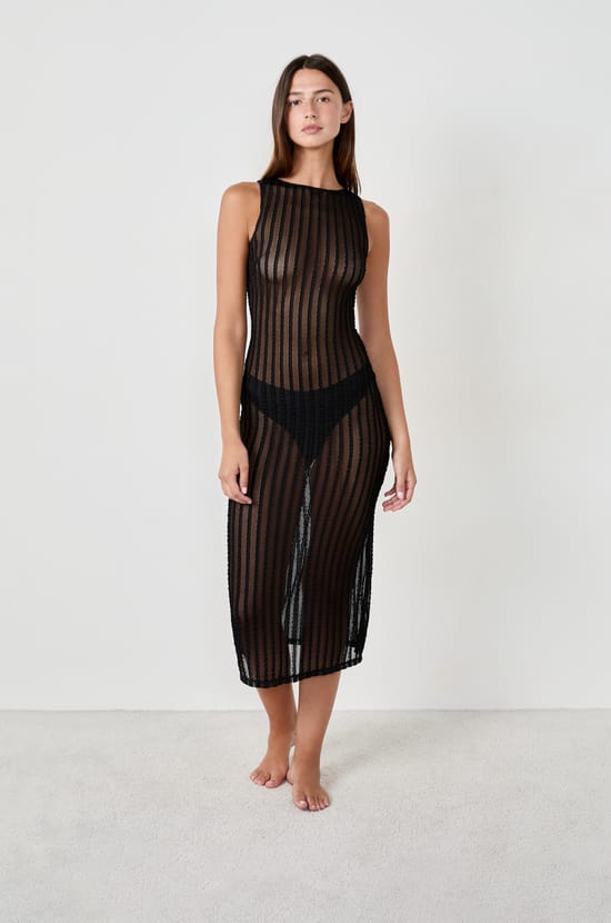 Long Sheer Nightdress;${refinementColor}