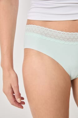 Cotton Boyshort with Back Seam;${refinementColor}