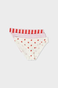 Pack of 3 Cotton Briefs;${refinementColor}