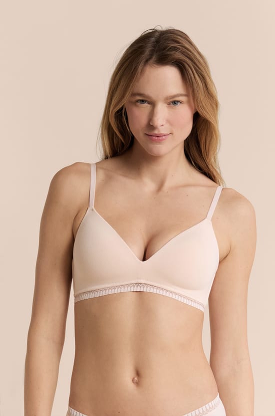 Wireless Lightly Lined Cotton Bra;${refinementColor}