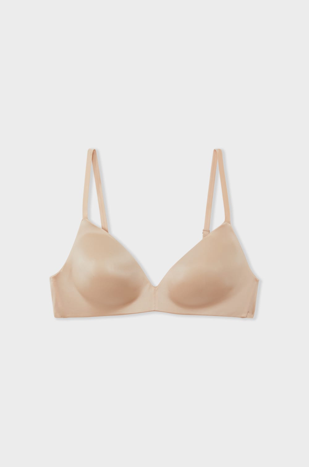 Soutien-gorge triangle effet brillant;${refinementColor}