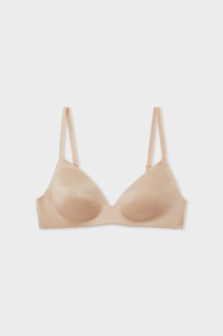 Soutien-gorge triangle effet brillant;${refinementColor}