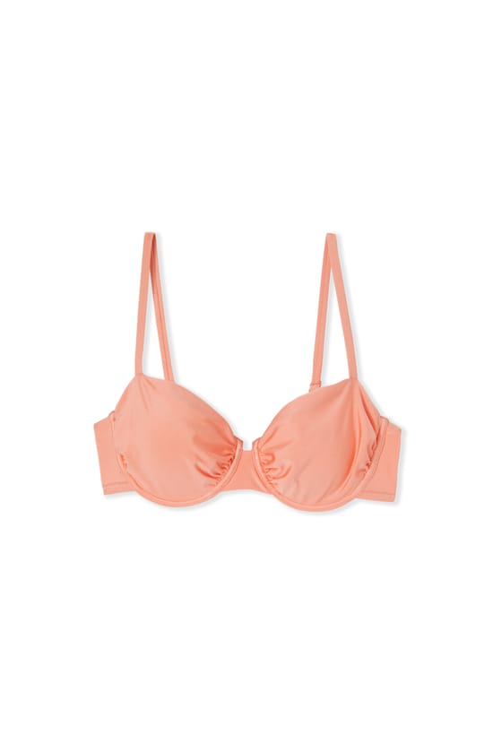 Haut de maillot de bain satin&eacute;;${refinementColor}