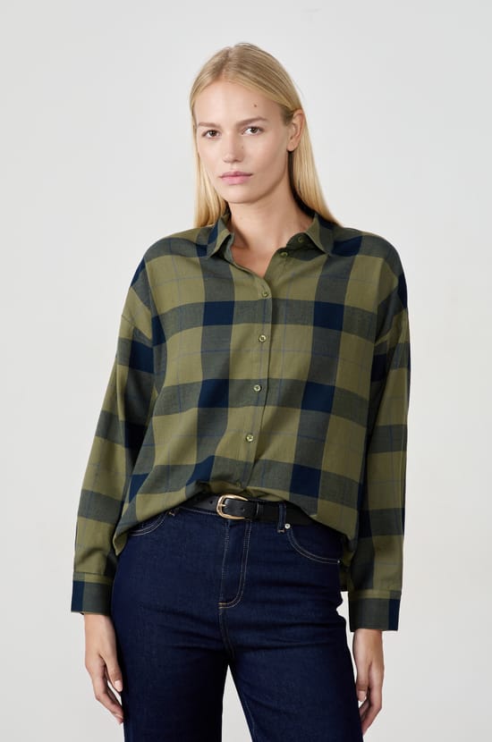 Chemise à carreaux;${refinementColor}