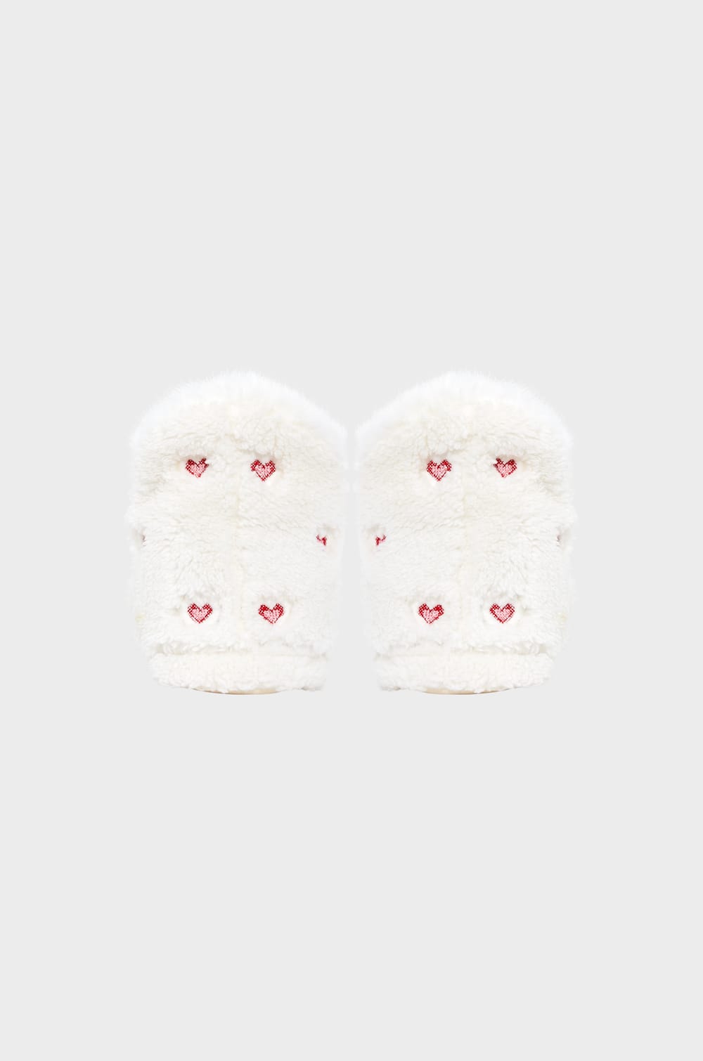 Faux Fur Patterned Ankle Boot Slippers;${refinementColor}