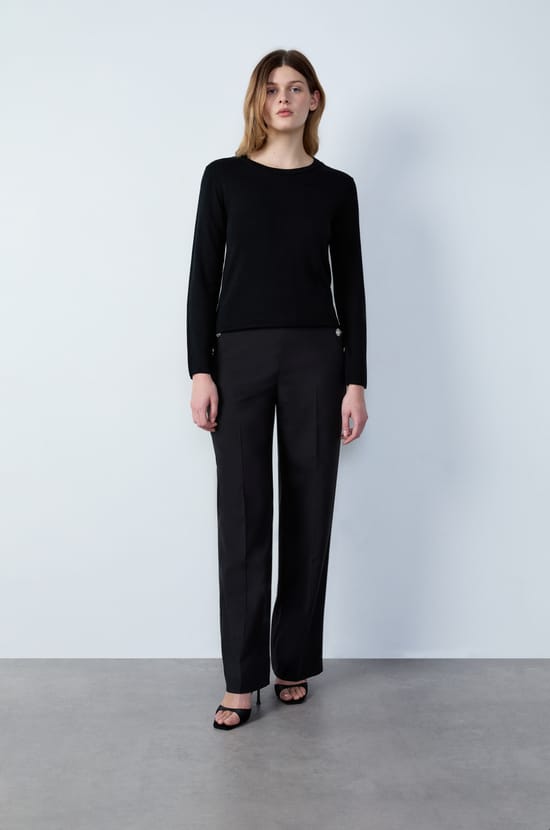 Fine Sweater with Wool;${refinementColor}