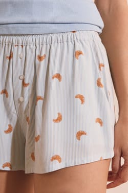 Short de pyjama &agrave; motifs croissants;${refinementColor}