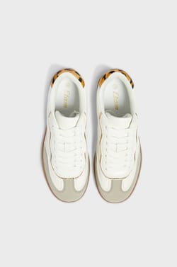 Leopard print sneakers;${refinementColor}