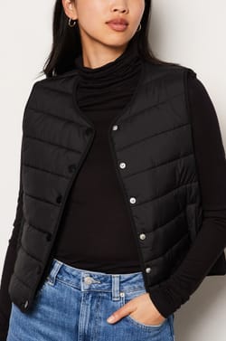 Doudoune matelass&eacute;e sans manches;${refinementColor}