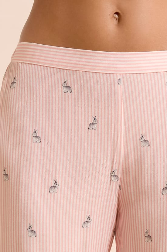 Pantalon de pyjama &agrave; motifs;${refinementColor}