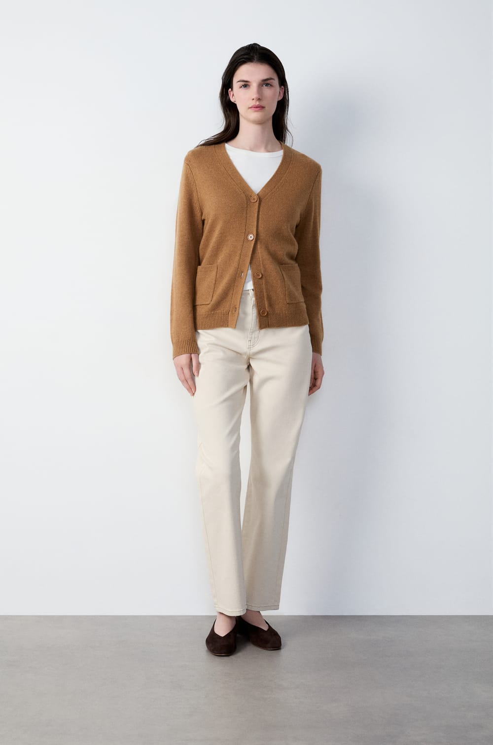 Buttoned Cardigan;${refinementColor}