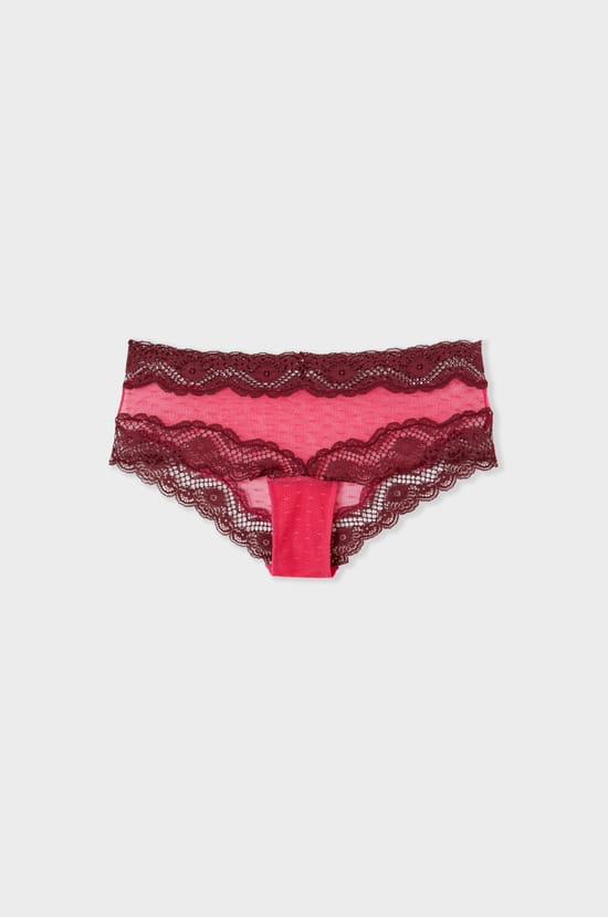 Shorty en dentelle;${refinementColor}