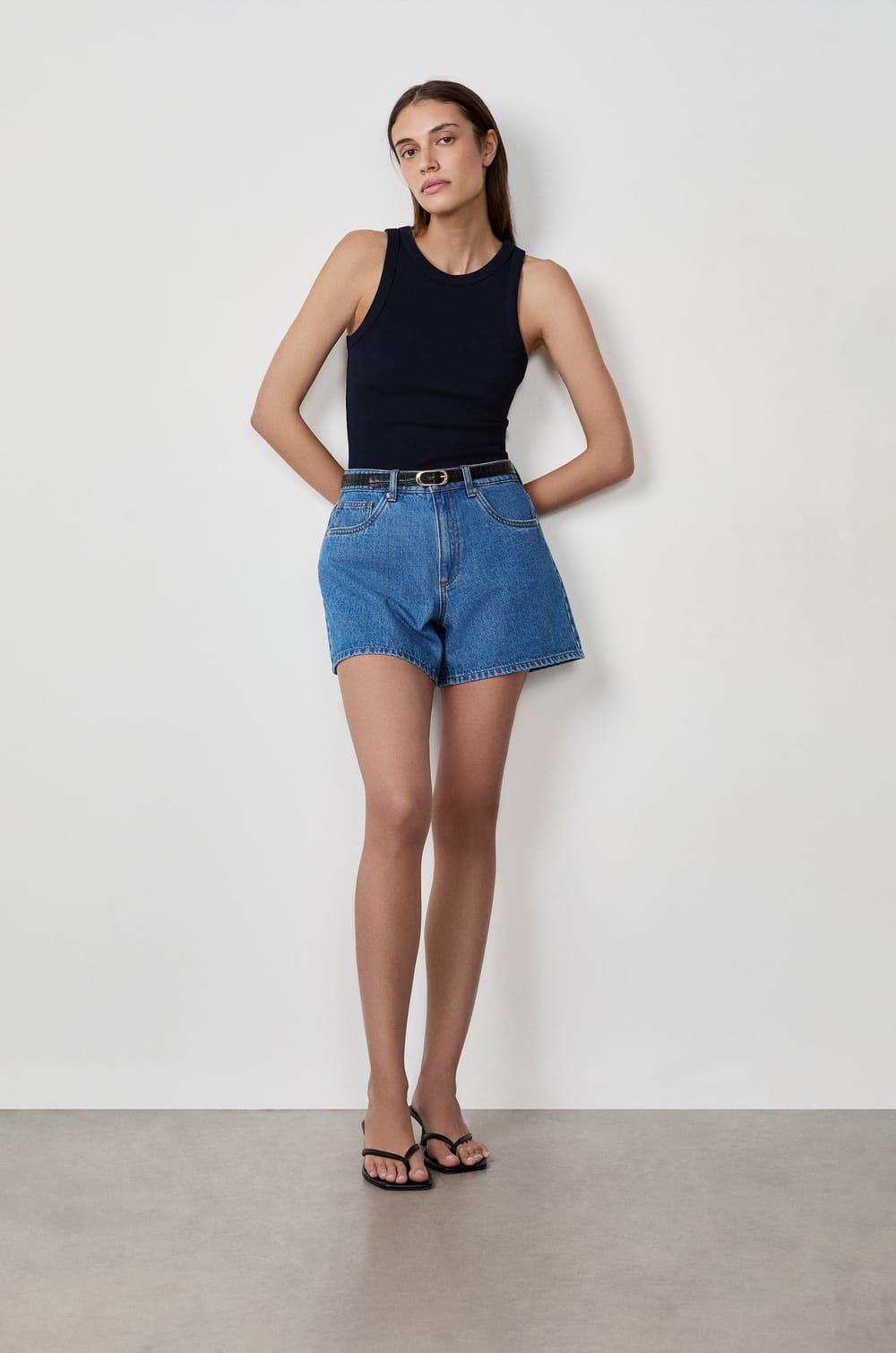 Ribbed Tank Top;${refinementColor}