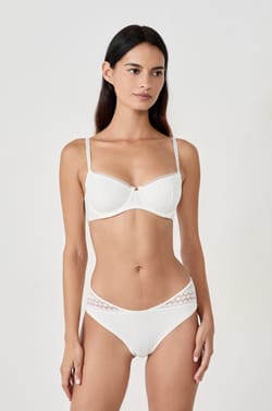  Braguita culotte con detalle de encaje;${refinementColor}