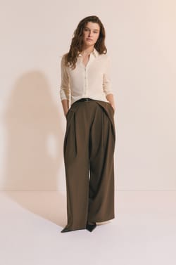 T-shirt manches longues col polo;${refinementColor}