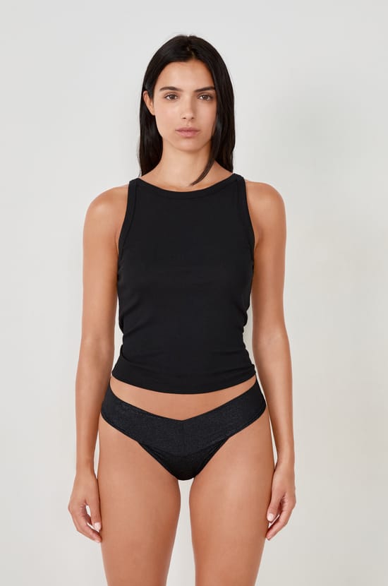 Tanga en microfibre paillet&eacute;;${refinementColor}